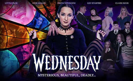 «Малышка Уэнсдэй» - полнометражная порно пародия от Team Skeet