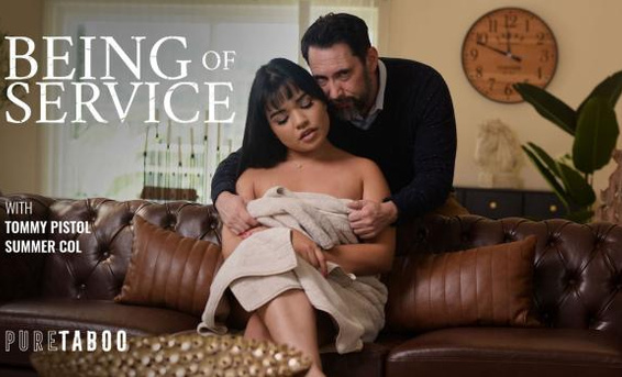 Маленькая тайна: дворецкий склонил к анальному сексу малышку Саммер Кол