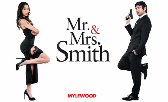 Дикий секс с женой Ванессой Скай в порно пародии «Мистер и миссис Смит»