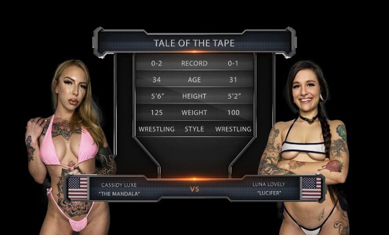 Кэссиди Люкс VS Луна Лавли: первая победа в лесбийском противостоянии