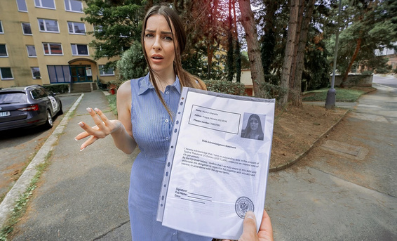 Коллектор выебал в машине сисястую Марику Шанель и простил долг $6000